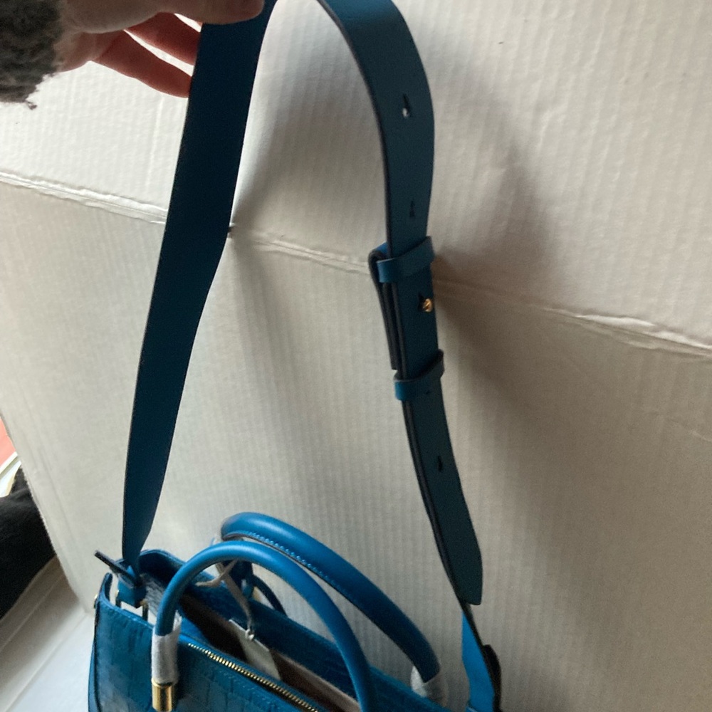 RADLEY LONDON Teal Croc-Embossed Satchel - Picture 10 of 15
